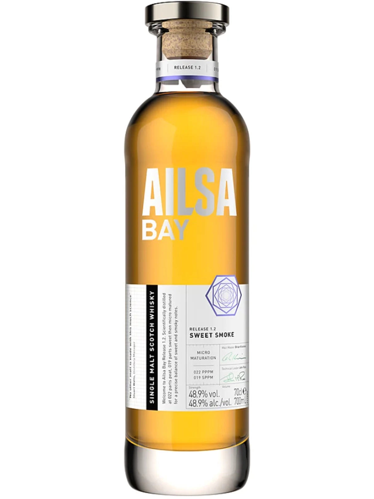Ailsa Bay Peated Single Malt Scotch Whisky 700ml